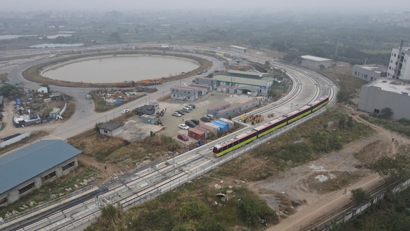 Đoàn tàu Nhổn - ga Hà Nội đã được chạy thử nghiệm