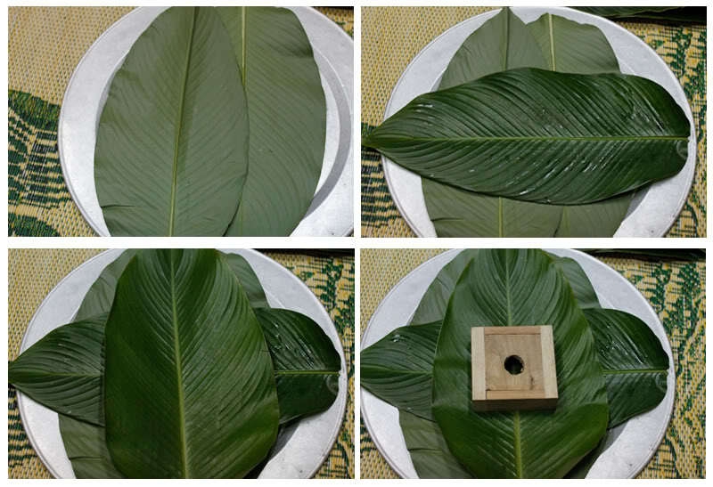 Món ngon ngày Tết: Cách gói bánh chưng vuông, đẹp mắt