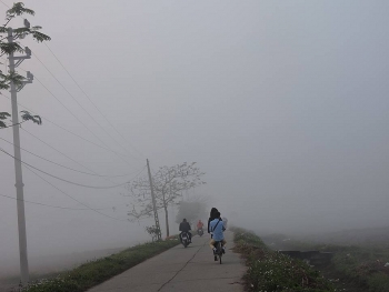 Thời tiết ngày mai 14/3: Bắc Bộ sương mù, mưa nhiều nơi