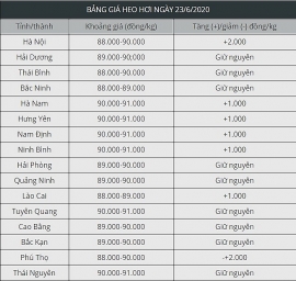 gia thit heo hom nay thu ba 2362020 quay dau tang tro lai