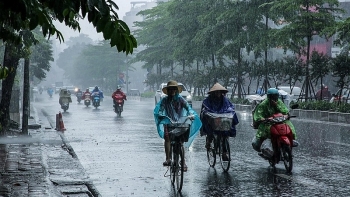 thoi tiet 139 bac bo va ha noi ngay nang chieu toi mua dong voi luong mua lon