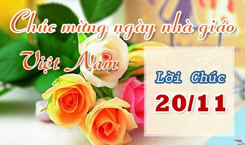 Lời chúc 20/11 ý nghĩa dành tặng người yêu là giáo viên