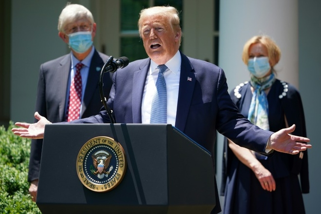 Tổng thống Donald Trump tuyên bố kế hoạch phân phối vắc xin Covid-19 vào tuần tới