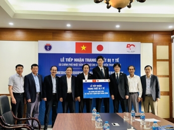 Bốn bệnh viện Trung ương tiếp nhận trang thiết bị y tế của Chính phủ Nhật Bản