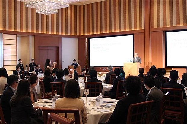 Toàn cảnh hội thảo ở Tokyo. Ảnh: Đào Thanh Tùng/TTXVN