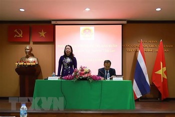 Phó Chủ tịch nước Võ Thị Ánh Xuân thăm Đại sứ quán Việt Nam tại Thái Lan