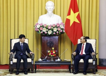 Chủ tịch nước Nguyễn Xuân Phúc tiếp Thống đốc tỉnh Gunma, Nhật Bản