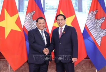 thu tuong chinh phu pham minh chinh tiep chu tich thuong vien campuchia