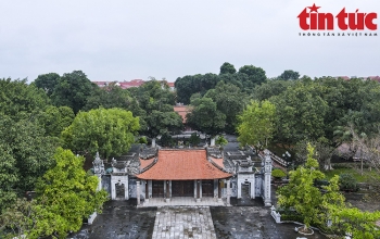 Cận cảnh đền Hai Bà Trưng- điểm Du lịch di tích Quốc gia đặc biệt