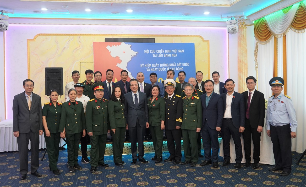 Hội Cựu chiến binh Việt Nam tại Nga kỷ niệm 47 năm ngày Thống nhất đất nước