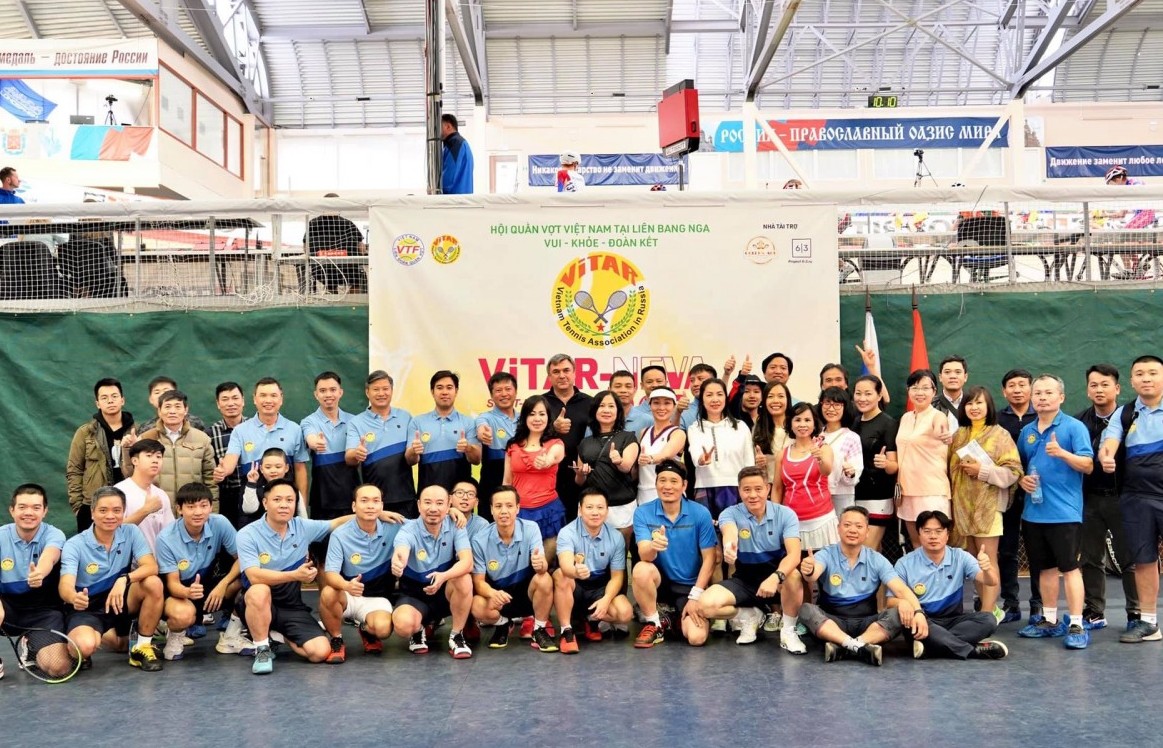 Nâng cao tinh thần thể thao tại giải Tennis mùa thu vàng Vitar-Neva 2021