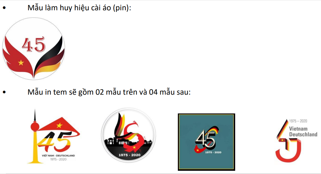cong bo logo ky niem 45 nam quan he ngoai giao viet duc