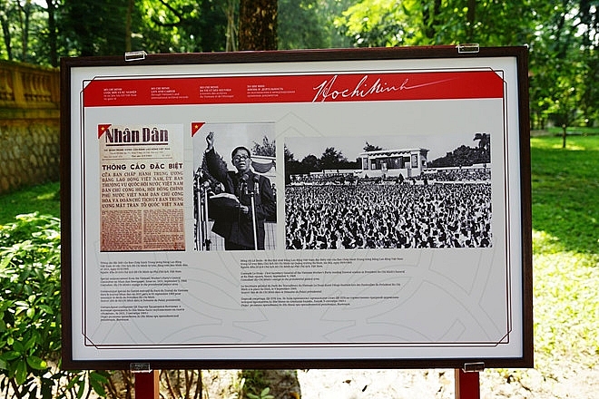 khai mac trien lam ve bac ho voi hon 100 tu lieu tu 4 quoc gia