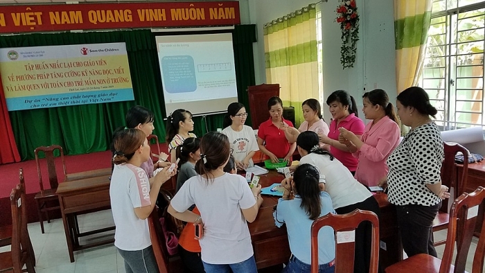 hon 27000 tre em thiet thoi duoc huong loi tu du an cua save the children