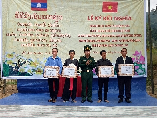ban bien gioi thu 21 cua tinh nghe an ket nghia voi ban lao
