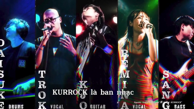 Hành trình chinh phục khán giả xứ anh đào của KURROCK